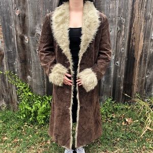 Brown Vintage Penny Lane Coat from Wilsons Leather